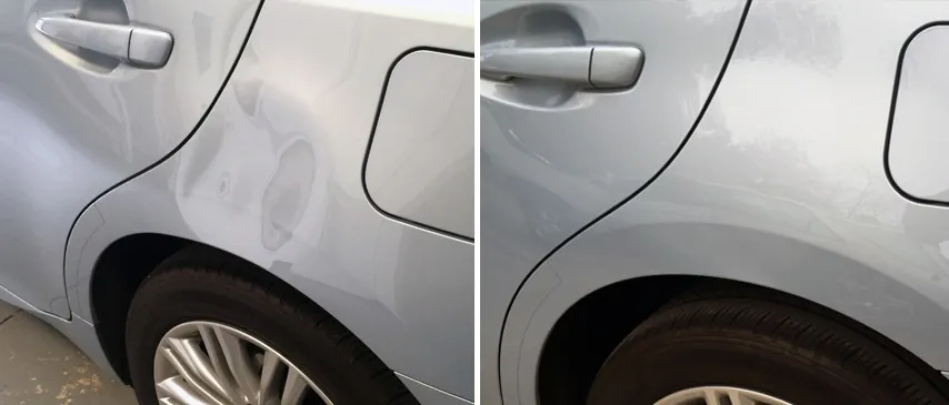 Lexus hail dents